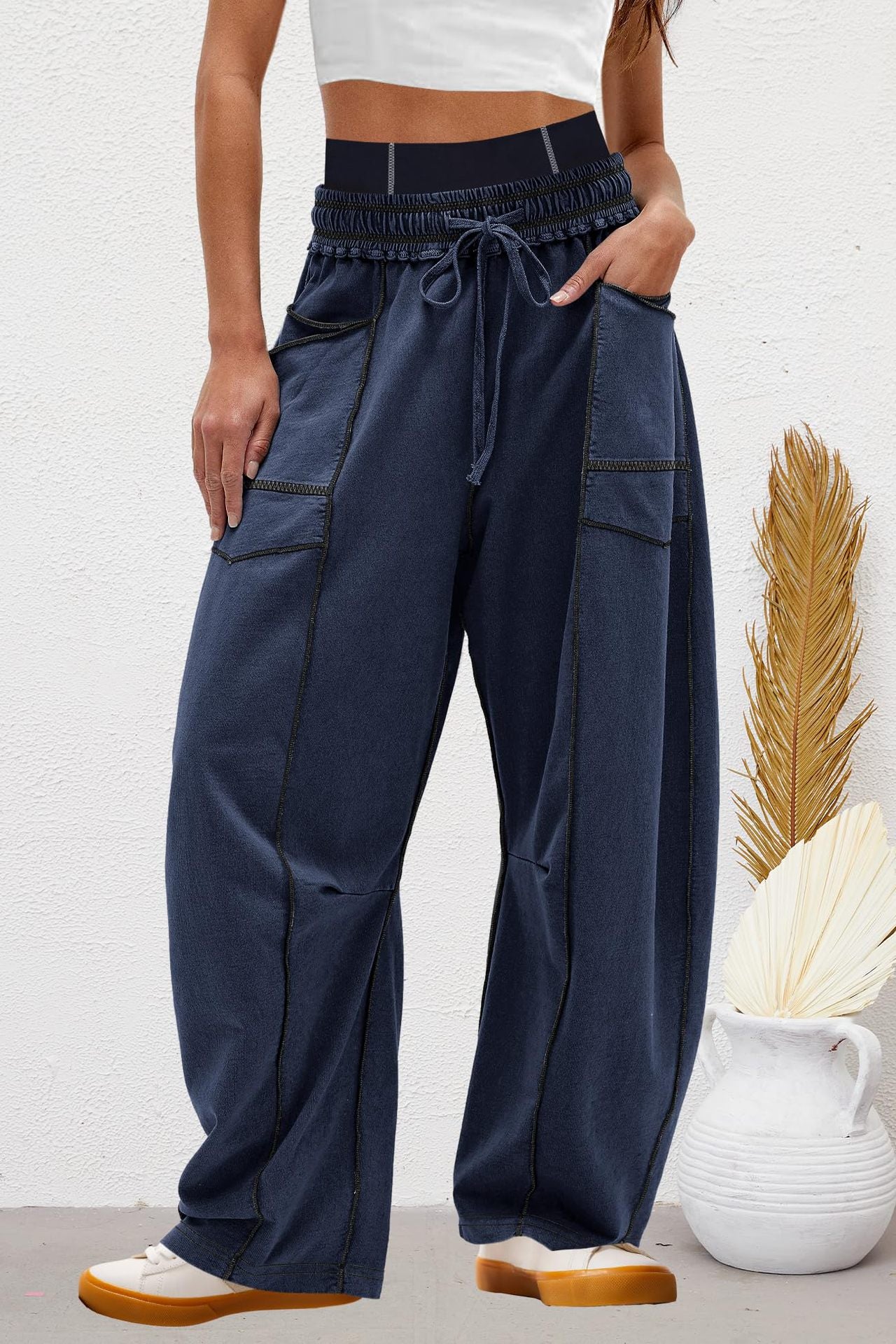 Baggy Barrel Pants
