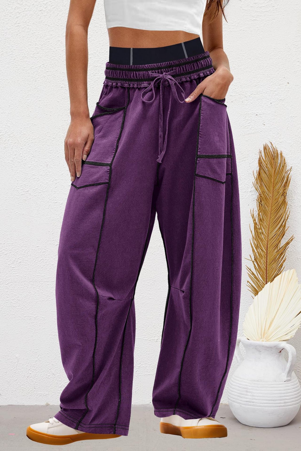Baggy Barrel Pants