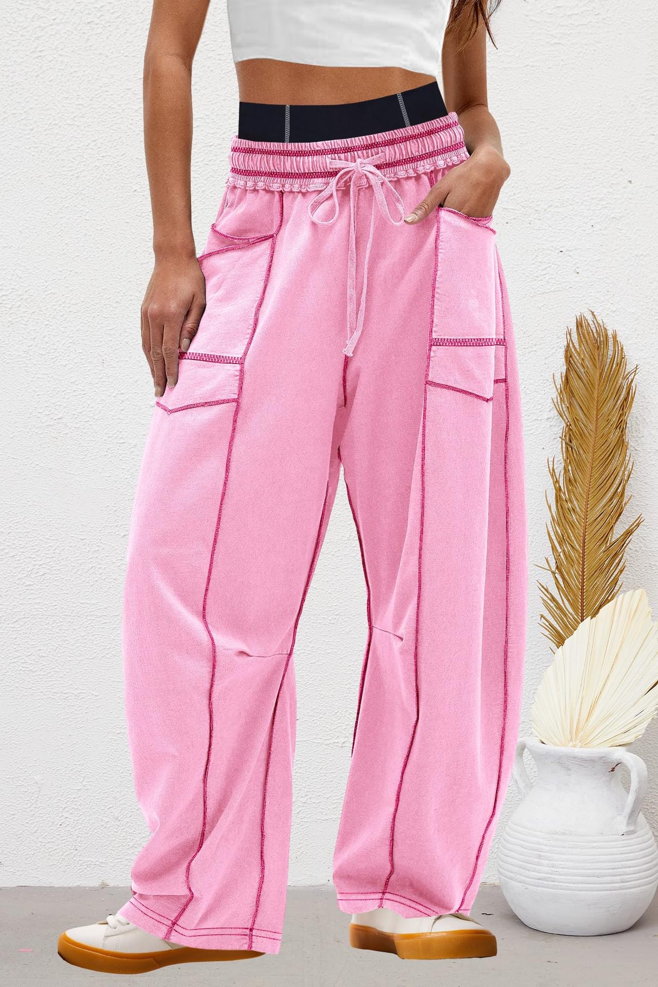 Baggy Barrel Pants
