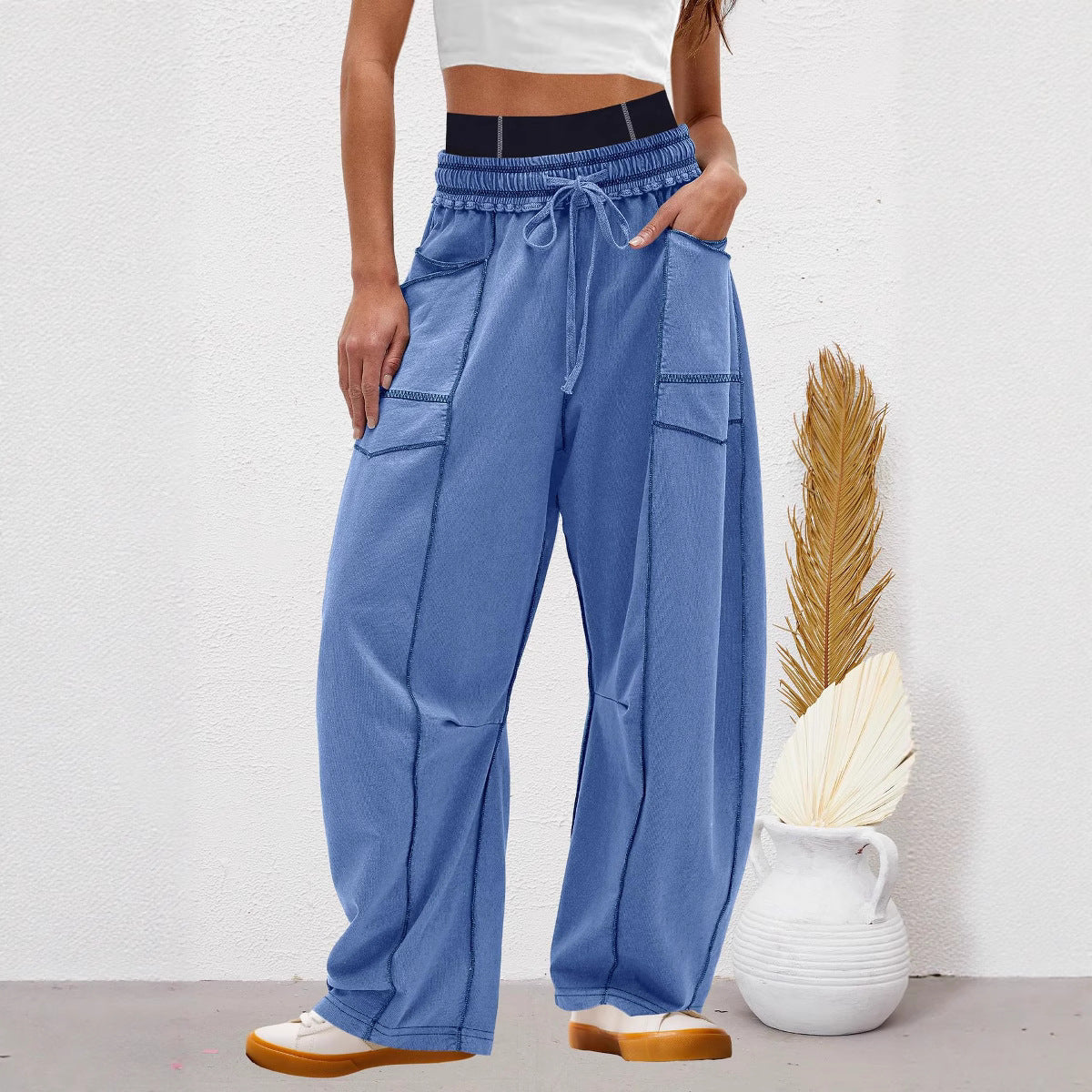 Baggy Barrel Pants