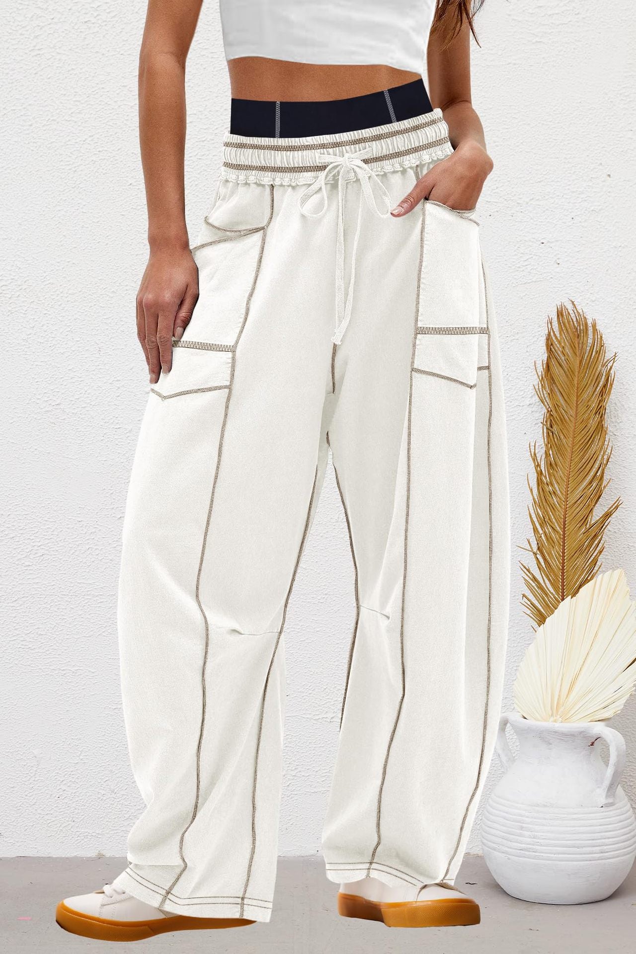 Baggy Barrel Pants