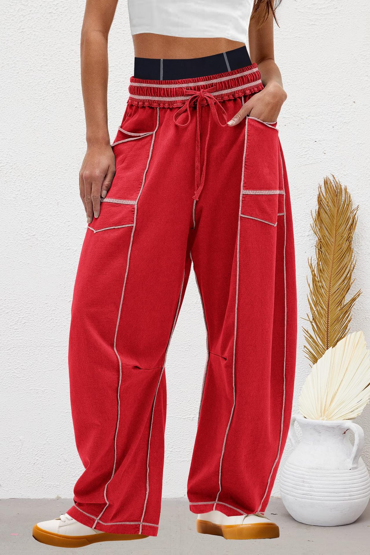 Baggy Barrel Pants