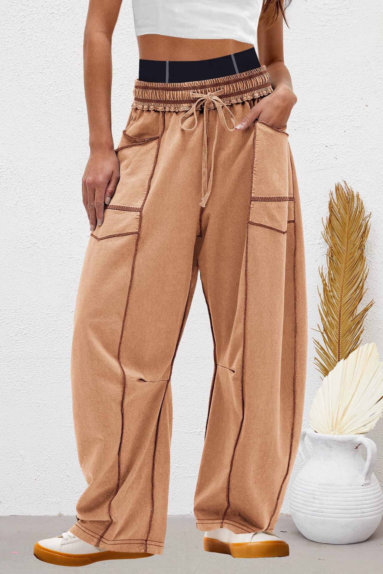 Baggy Barrel Pants