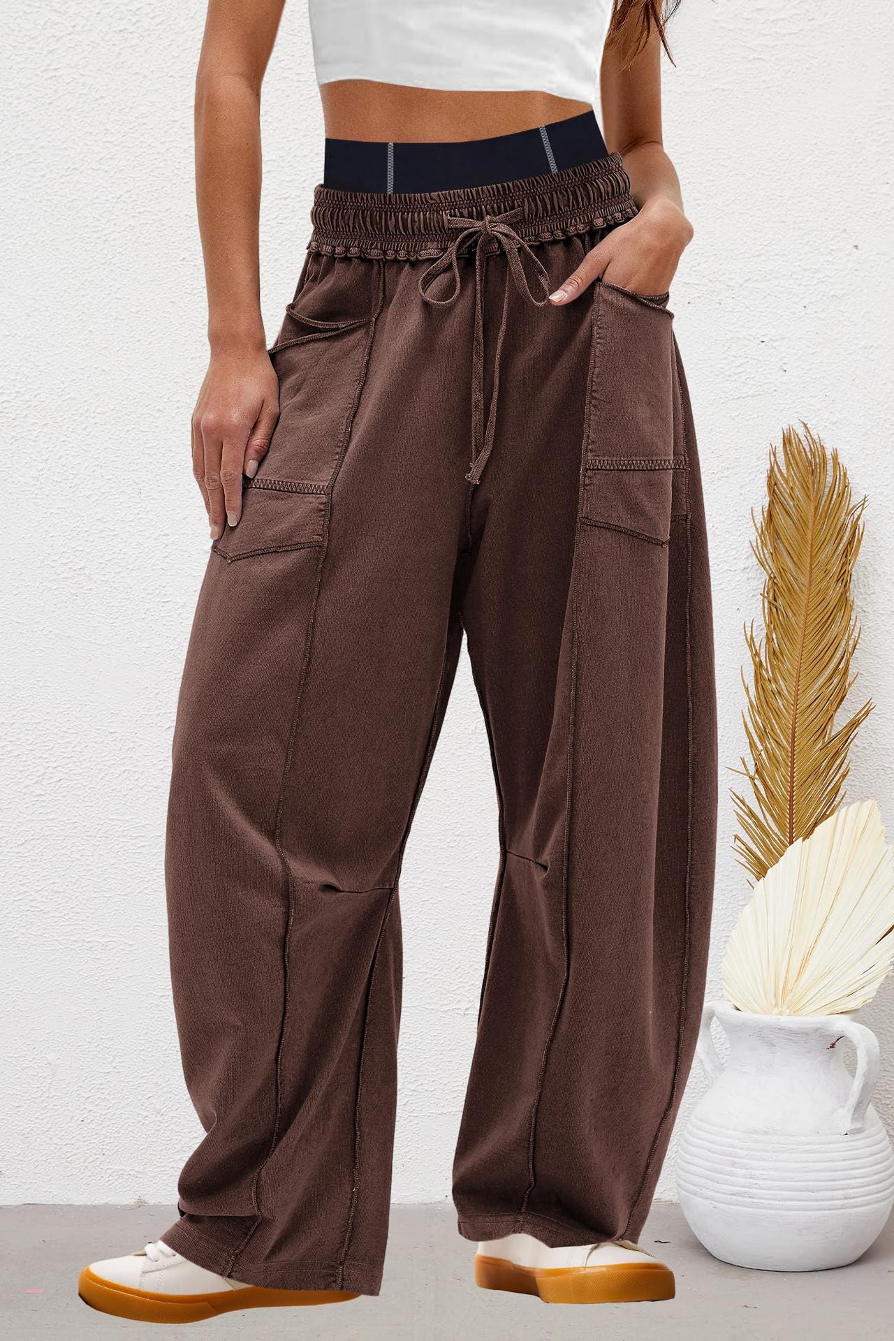 Baggy Barrel Pants